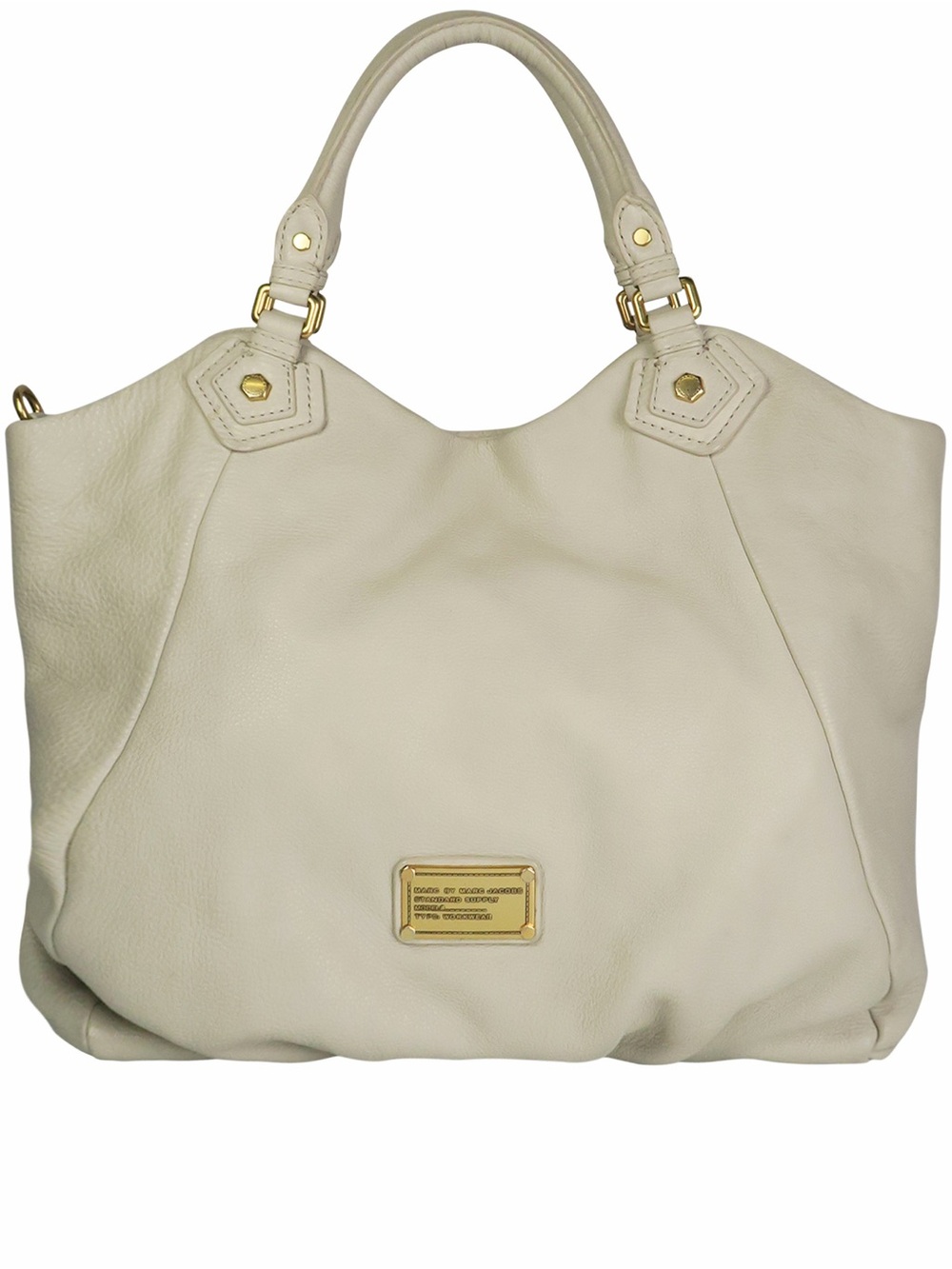 Marc Jacob’s Ivory Leather Shoulder Bag
